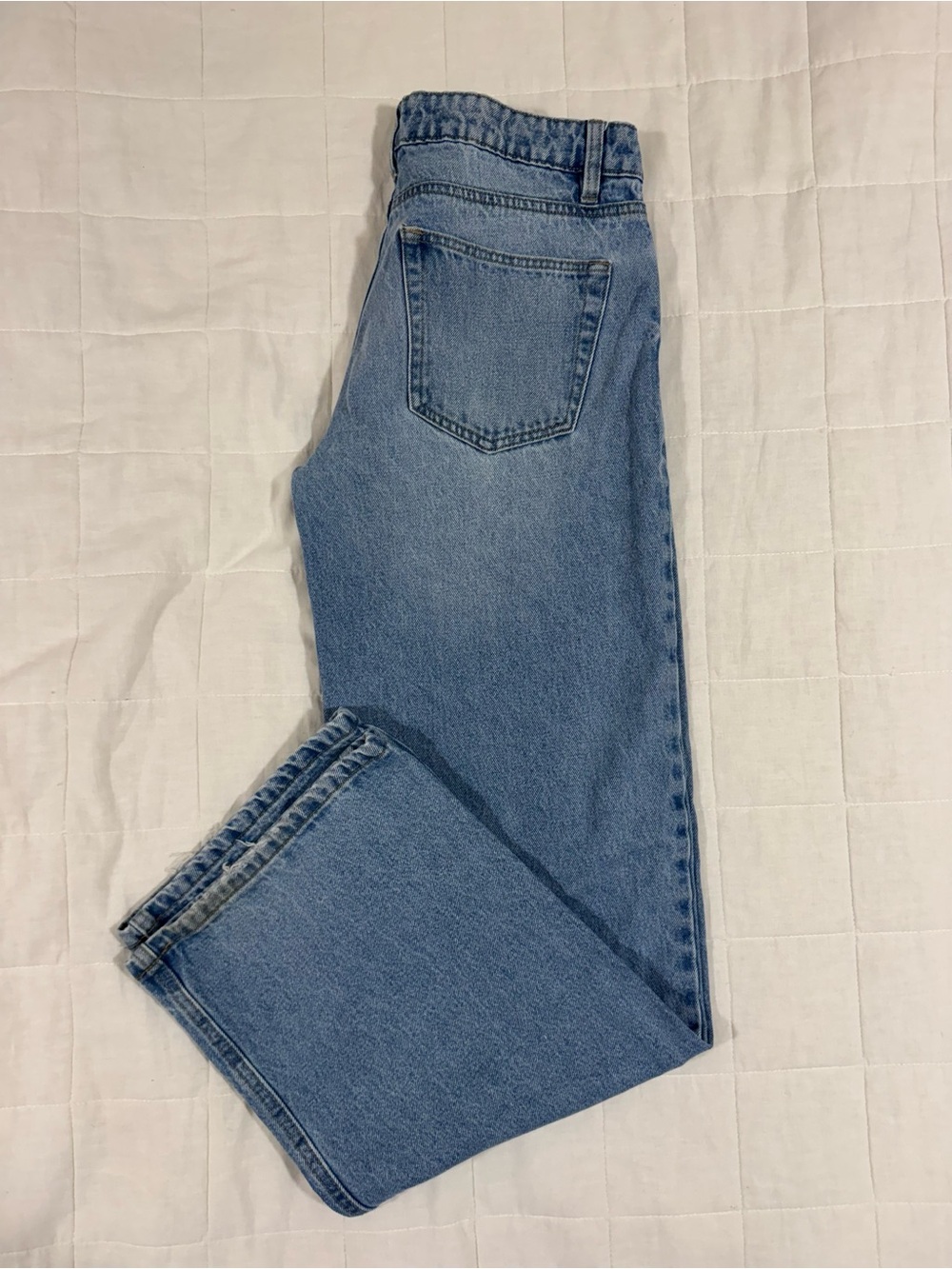 Urban Planet - Light Blue Mid to Low Rise Baggy Jeans